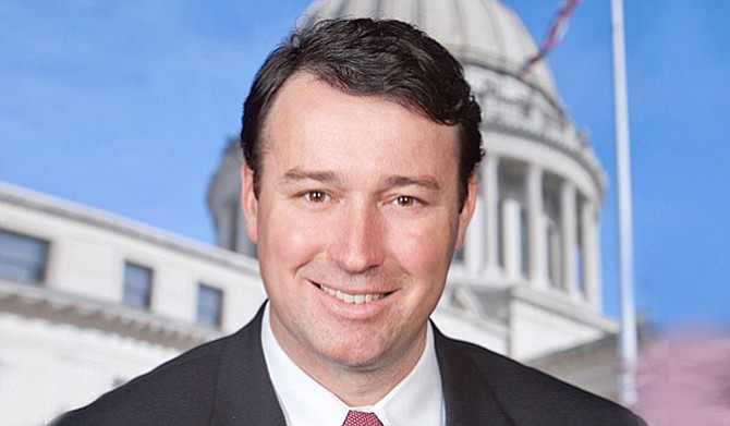 Sen. Sean Tindell, R-Gulfport, authored a bill that would prohibit the establishment of "sanctuary cities" to harbor illegal immigrants in Mississippi. Photo courtesy Mississippi Legislature