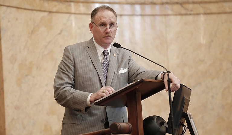 Rep. Mark Baker, R-Brandon, brought the airport bill up on the House floor today, and after over three hours of debate, it passed by a vote of 74-46 and was held on a motion to reconsider.