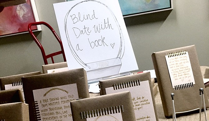 At the 2016 Art Lovers’ Soiree, Lemuria Books let patrons have a “Blind Date With a Book.”