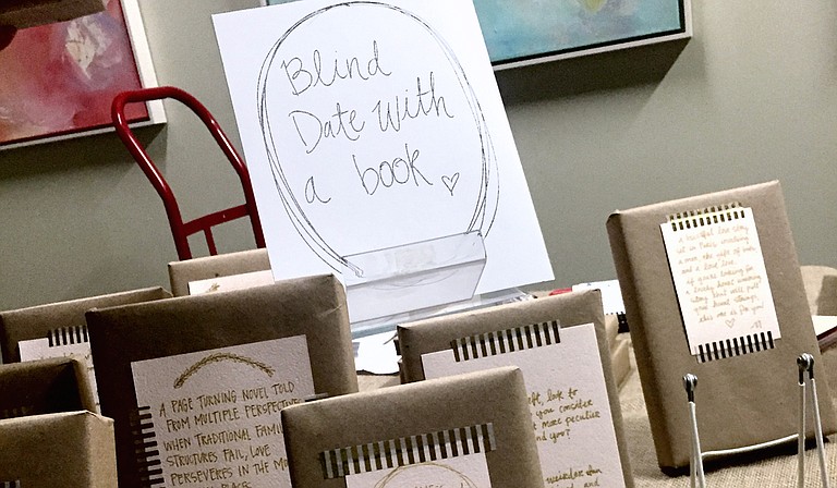 At the 2016 Art Lovers’ Soiree, Lemuria Books let patrons have a “Blind Date With a Book.”