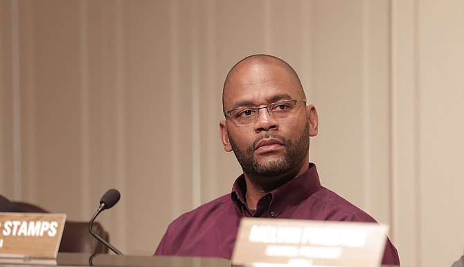 Ward 4 Councilman De'Keither Stamps supports efforts to take down a billboard for a strip club that is in his district.