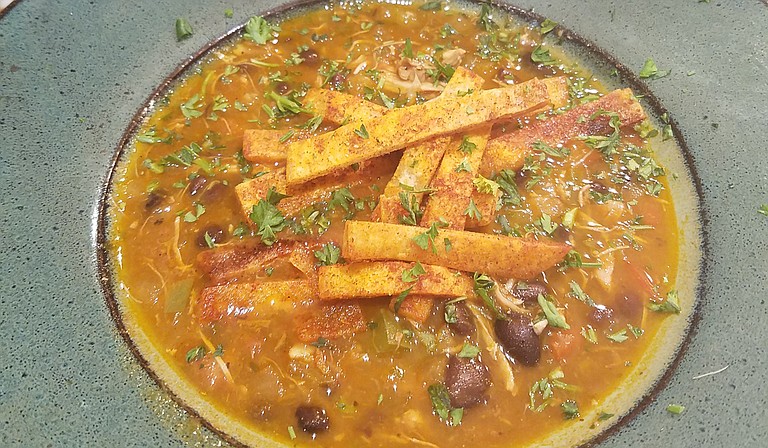 Rashanna Newsome’s chicken and black bean soup is on The Manship’s spring menu. Photo courtesy Ashanna Newsome