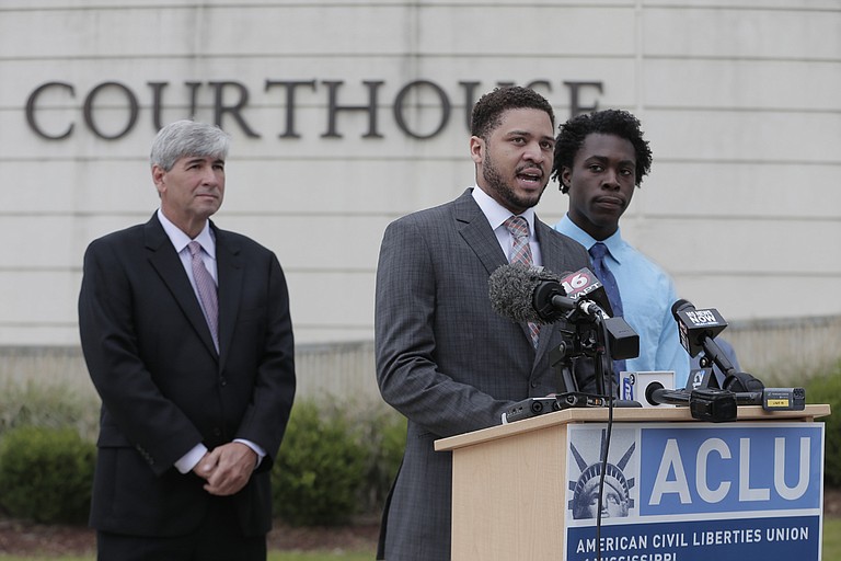 Oliver Diaz (left) is representing Nykolas Alford (middle) and Stephen Thomas (right), in a federal lawsuit filed today against the Mississippi State Registrar of Vital Records, challenging the constitutionality of House Bill 1523.