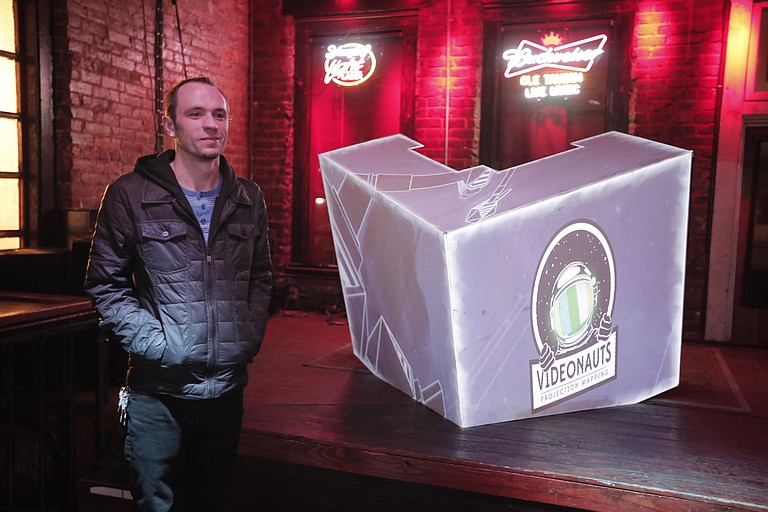 Steven Pergande started projection-mapping company Videonauts in 2014.