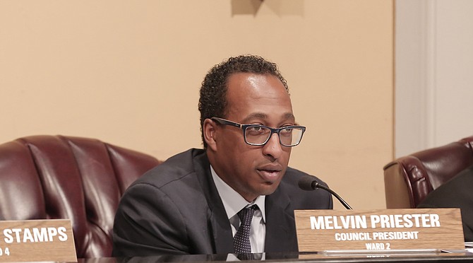 Council President Melvin Priester Jr. could not confirm that the City is ready to settle the class-action suit against it for “pay or stay” policy in Municipal Court.