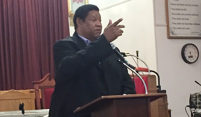 Ward 3 Councilman Kenneth Stokes met with members of the community at Cornerstone Baptist Church Wednesday night to discuss their response to the Department of Justice letter about high-speed chases for outside jurisdictions into Jackson.