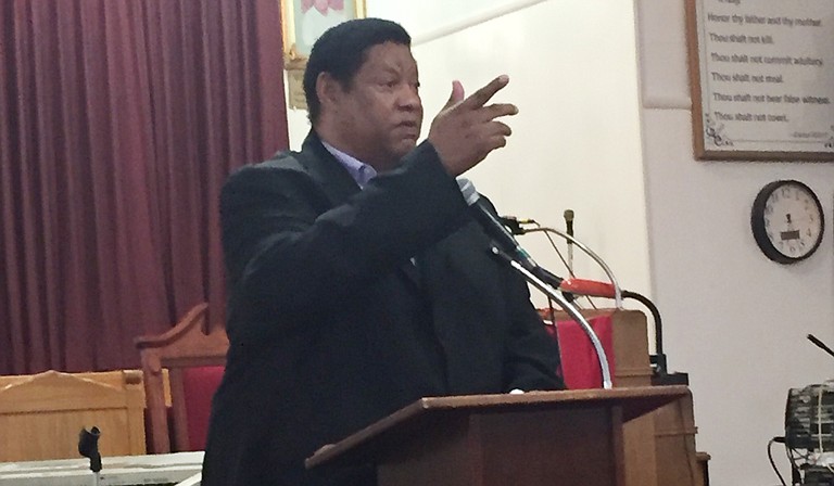 Ward 3 Councilman Kenneth Stokes met with members of the community at Cornerstone Baptist Church Wednesday night to discuss their response to the Department of Justice letter about high-speed chases for outside jurisdictions into Jackson.