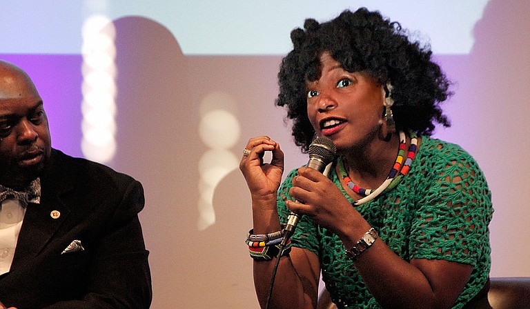 Actress and Mississippi native Aunjanue Ellis spoke at a Conversation on Race panel on June 9 at the Smith Robertson Museum and Cultural Center. She, along with other community advocates, will hold a rally on Tuesday, June 14, in Washington, D.C., urging the U.S. Congress and President Barack Obama to take down the Mississippi flag.