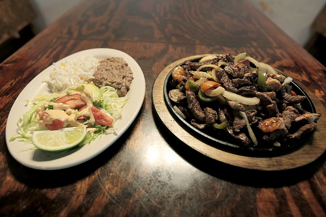 Fajitas are one of the popular dishes at El Sabor Latin Cuisine.