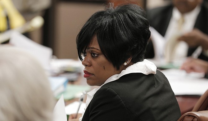 Jackson Redevelopment Authority Chairman McKinley Alexander said during the board of commissioners’ June 22 meeting that he would not support any policy to remove Andria Jones (pictured) from her position even though she is under indictment for fraud.
