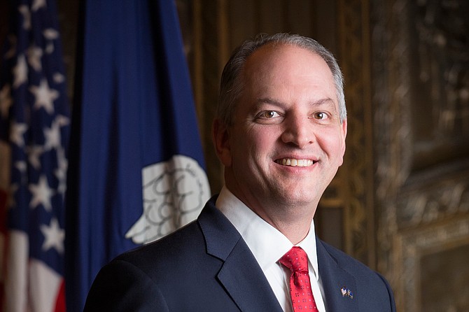 Louisiana Gov. John Bel Edwards says introducing young people to police officers early will build trust between law enforcement and community. Photo courtesy State of Louisiana