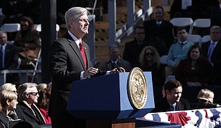 Gov. Phil Bryant said the state missed a good opportunity to have a ballot referendum on changing the state flag this November.