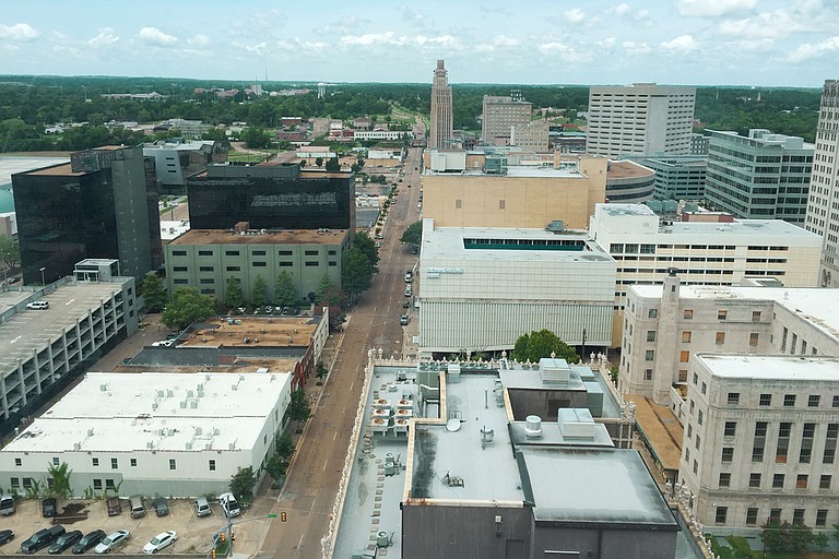 Jackson has many cool neighorhoods such as downtown (pictured), Midtown, Fondren and Belhaven.
