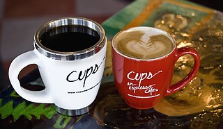 Cups is a local student hang-out.