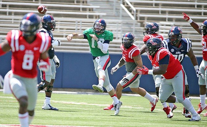 Chad Kelly Photo courtesy Joshua McCoy/University of Mississippi Athletics