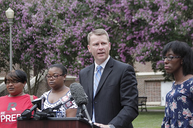 Mike Hurst, director of the Mississippi Justice Institute, filed a motion to intervene in the lawsuit challenging the state's charter-school law on behalf of parents whose children attend charter schools in Jackson.