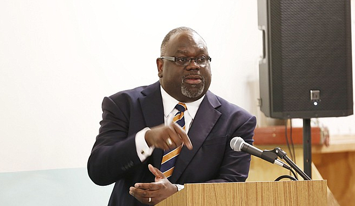 U.S. District Judge Carleton Reeves struck down Carlos Moore's lawsuit against the Mississippi flag, while leaving the door open for another lawsuit against what he called “a symbol borne of the South’s intention to maintain slavery can unite Mississippians in the 21st century.” File photo by Imani Khayyam