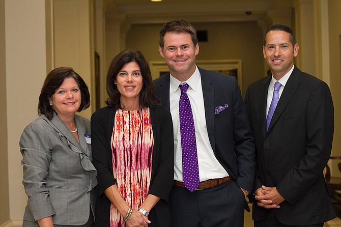 Mississippi Supreme Court Justice Dawn Beam (left) called Rachel and Craig Robertson (center) and asked 200 Million Flowers to join the “Rescue 100” initiative. Jamie Walley (right), the director of church relations at 200 Million Flowers will facilitate the orientation sessions in October. Photo courtesy Michelle Davison