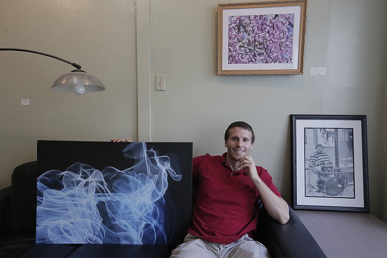T.J. Legler, who specializes in mediums such as light-painting photography, is the first artist for the Mississippi Contemporary Arts Center.