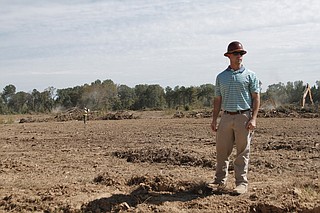 Mississippi native Zach Morrow, Continental Tire’s first in-state hire, is the on-site civil engineer overseeing construction at the Hinds County location of the new tire plant.