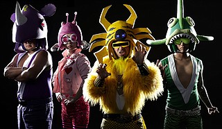 Japanese action-comic punk band Peelander-Z performs for the Halloween Bash at Martin’s Restaurant & Bar on Monday, Oct. 31. Photo courtesy Peelander-Z