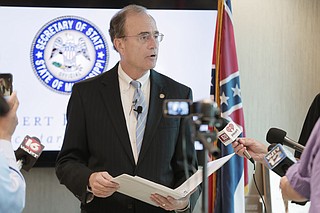 Secretary of State Delbert Hosemann said Mississippi voters requested 71,544 absentee ballots for this year's election; that number is down from the 2012 presidential election when Mississippians requested 106,722 absentee ballots.