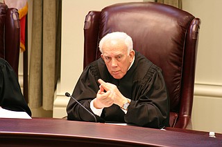 Most of Justice Jim Kitchens’ donations come from lawyers and law firms inside and outside the state. Photo courtesy Administrative Office of the Courts