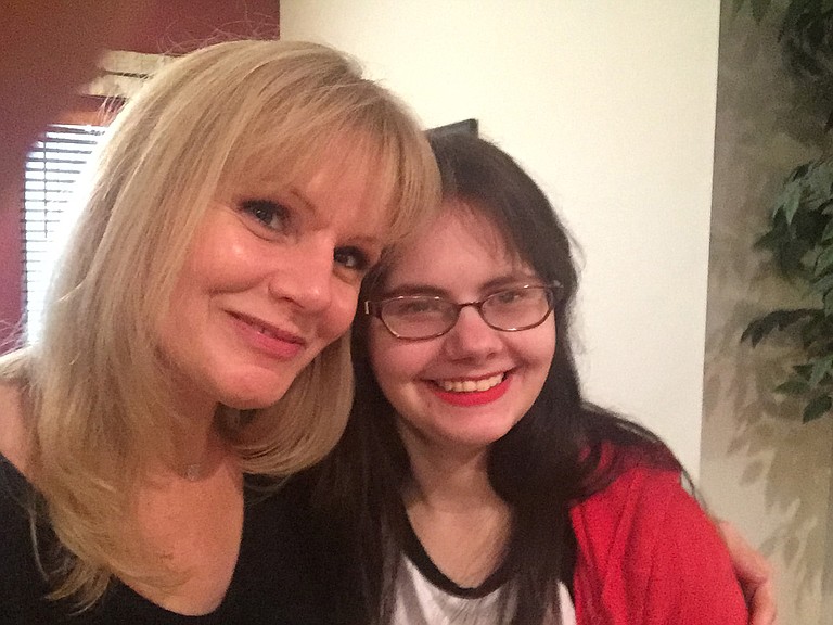 Angela Douglas (left) and her daughter Mikayla Rogers (right) pose for a selfie. Douglas works on the Gulf Coast as an advocate for Disability Rights Mississippi. Photo courtesy Angela Douglas