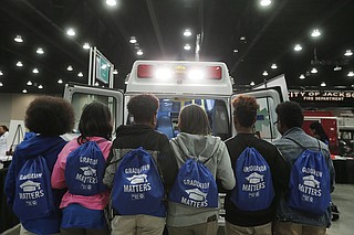 Jackson Public Schools ninth graders attend the district's third annual career expo.