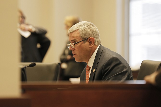 House Speaker Philip Gunn and Lt. Gov. Tate Reeves said the fiscal-year 2018 budget plan reflects the state's ability to spend within its means; the plan spends 3 percent less money than the state spent in fiscal-year 2017.
