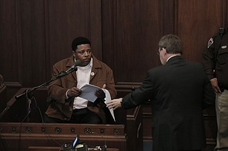Robert "Too Sweet" Henderson testified this morning that he arranged payments from three different individuals during Hinds County Robert Shuler Smith's campaign in 2015.