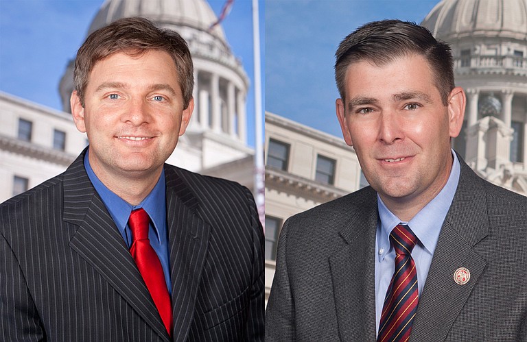Gov. Phil Bryant appointed Sen. Joey Fillingane, R-Sumrall, (left) and Rep. Andy Gipson, R-Braxton, (right) to represent the Mississippi Legislature at Donald Trump's inauguration ceremony in Washington, D.C., on Jan. 20. Photo courtesy Mississippi House of Representatives