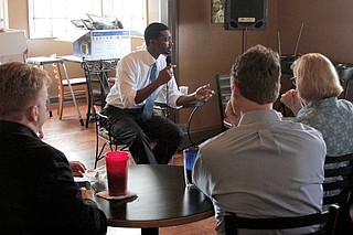 Jackson City Council President and Ward 6 Councilman Tyrone Hendrix discussed the option of leveraging 1-percent funds and the current legislative session during the weekly Friday Forum meeting this morning.