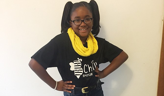 Young entrepreneur Kinyah Braddock is selling fresh, hand-squeezed lemonade by the gallon all over the Jackson Metro under the brand name B Chill Lemonade.   Photo courtesy Kinyah Braddock