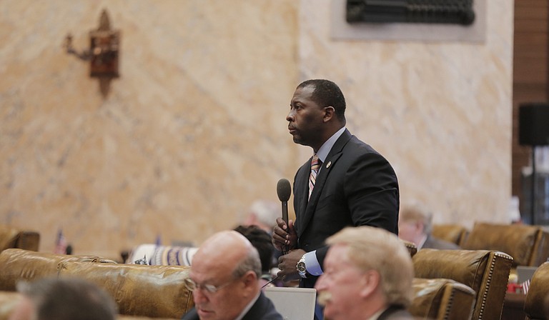 Rep. Chris Bell, D-Jackson, told fellow lawmakers a story of how he was racially profiled on Lakeland Drive.