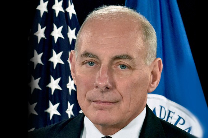 The Homeland Security Department memos, signed by Secretary John Kelly (pictured), lay out that any immigrant living in the United States illegally who has been charged or convicted of any crime—and even those suspected of a crime—will now be an enforcement priority. That could include people arrested for shop lifting or minor traffic offenses. Photo courtesy Official DHS Portrait