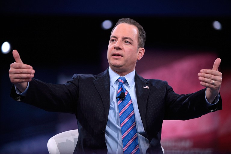 White House chief of staff Reince Priebus asked top FBI officials to dispute media reports that President Donald Trump's campaign advisers were frequently in touch with Russian intelligence agents during the election, according to three White House officials. Democrats accused Priebus of interfering in a pending investigation. Photo courtesy Gage Skidmore