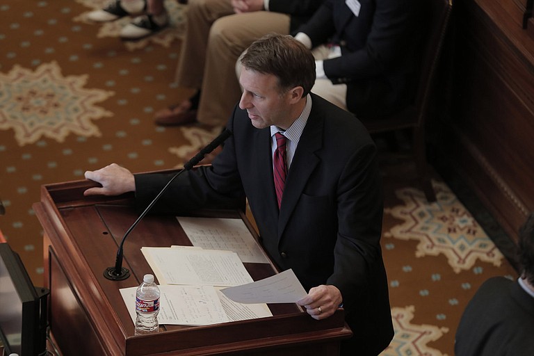 Late on deadline day, Sen. Gray Tollison, R-Oxford, brought the dyslexia scholarship bill that expands the state's current program up for debate, allowing students to take state funds out of state if there are no services in their area.