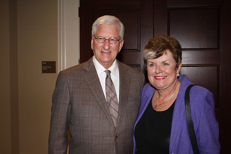 David Chandler (left) and Maura Corrigan (right) both were former justices on their state supreme courts and then left to work on their states' child-welfare systems. Justice Corrigan will work in Mississippi for a year to help reduce the number of children in state custody, on a grant through the Casey Foundation. Photo courtesy Administrative Office of the Courts