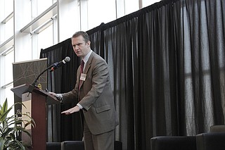 Dr. Walter Gilliam has worked on implicit-bias research in early childhood education for years, and he presented his research at JSU's Implicit Bias Think Tank on Thursday, March 23.