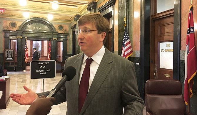 Lt. Gov. Tate Reeves called the Mississippi House's actions on the Department of Transportation's budget bills an attempt to raise Internet sales tax.