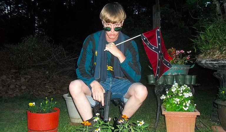 In Georgia, which stopped Confederate History Month celebrations after neo-Confederate Dylann Roof (pictured) killed nine black churchgoers in neighboring South Carolina in 2015, a lawmaker is pushing to bring it back, citing Trump's election and the end of the era of "political correctness." Photo courtesy lastrhodesian