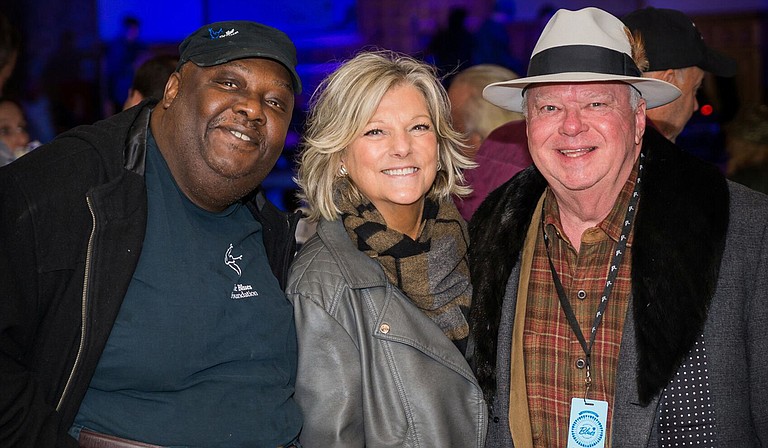 (Left to right) Jerry “Boogie” Mason, Shirley Waring and Terry Duffie work together through the Vicksburg Blues Society. Photo courtesy Valerie Crancer/Vicksburg Blues Society