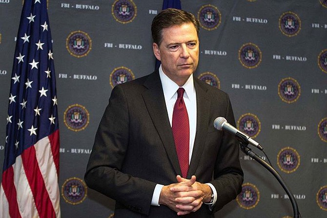 As President Donald Trump considers a replacement for fired FBI Director James Comey (pictured), lawmakers are urging the president to steer clear of appointing any politicians. Photo courtesy Flickr/Rich Girard