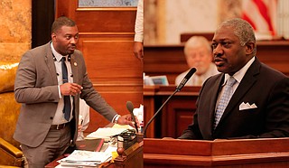 Rep. Bryant Clark, D-Pickens, (left) and Sen. John Horhn, D-Jackson, (right) filed a lawsuit against the governor for implementing mid-year budget cuts to Mississippi Adequate Education Program.