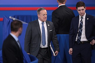 A Monday evening statement by White House Press Secretary Sean Spicer said the U.S. had "identified potential preparations for another chemical weapons attack by the Assad regime that would likely result in the mass murder of civilians, including innocent children." Photo courtesy Flickr/Gage Skidmore
