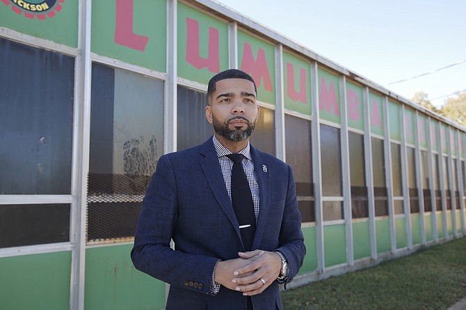 Chokwe Antar Lumumba, a 35-year-old attorney, was inaugurated as mayor of Jackson on Monday. He is one of several municipal leaders in Mississippi who are beginning four-year terms of office.