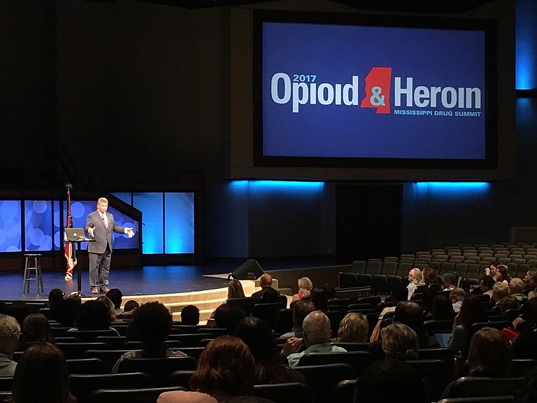 Attorney General Jim Hood called on the Legislature to fund the Department of Mental Health, which runs alcohol and drug services, to help prevent the opioid epidemic from spreading in the state.