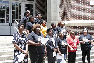 Local Dignity in Schools campaign organizers called on state education officials to prioritize root causes of the state’s achievement gaps in June, as the board approved the state’s Every Student Succeeds Act draft plan inside.