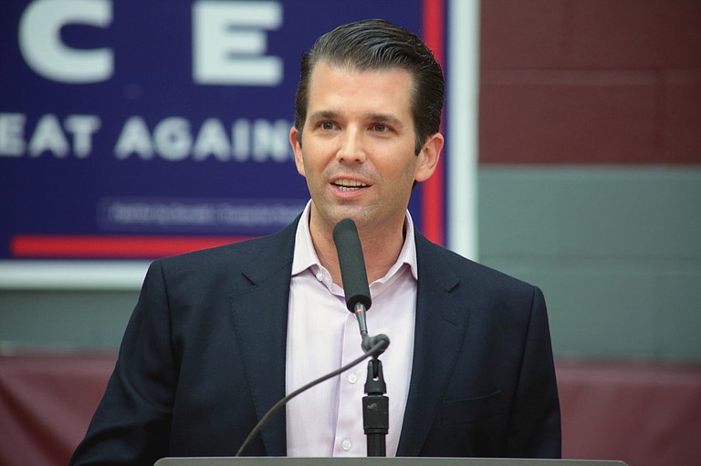 Donald Trump Jr.'s willingness to meet with the lawyer in the expectation of receiving incriminating information about Democratic candidate Hillary Clinton has raised new questions about possible collusion between the Trump campaign and Russia. Photo courtesy Flickr/Gage Skidmore